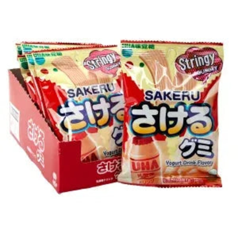 Sakeru Yogurt Drink Gummy Peg Bag: 10-Piece Box