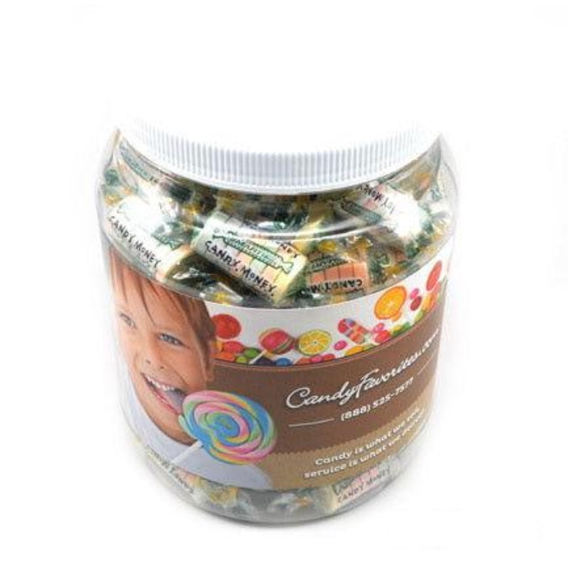 Smarties Candy Money Rolls Jar