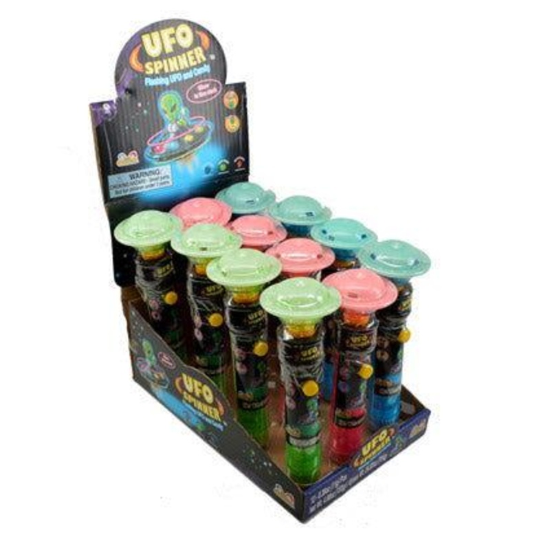 UFO Spinner Flashing UFO and Candy