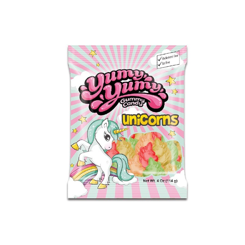 Yumy Yumy Gummi Unicorn Candy Bags