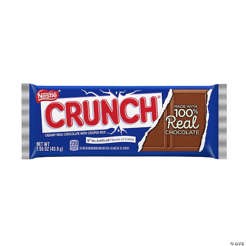 72 Pcs Nestle Crunch Chocolate Bars 1.55oz Candy Bars in Bulk
