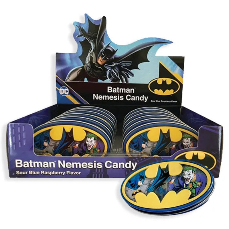 DC Comic Batman Nemesis Candy Tin: 12-Piece Display
