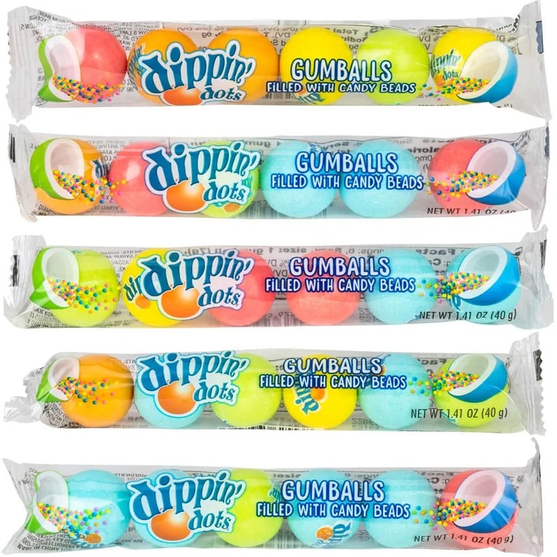 Dippin Dots Gumballs Filled With Candy: 24-Piece Display