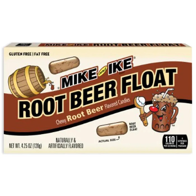Mike and Ike Root Beer Float Candy Theater Packs: 12-Piece Box