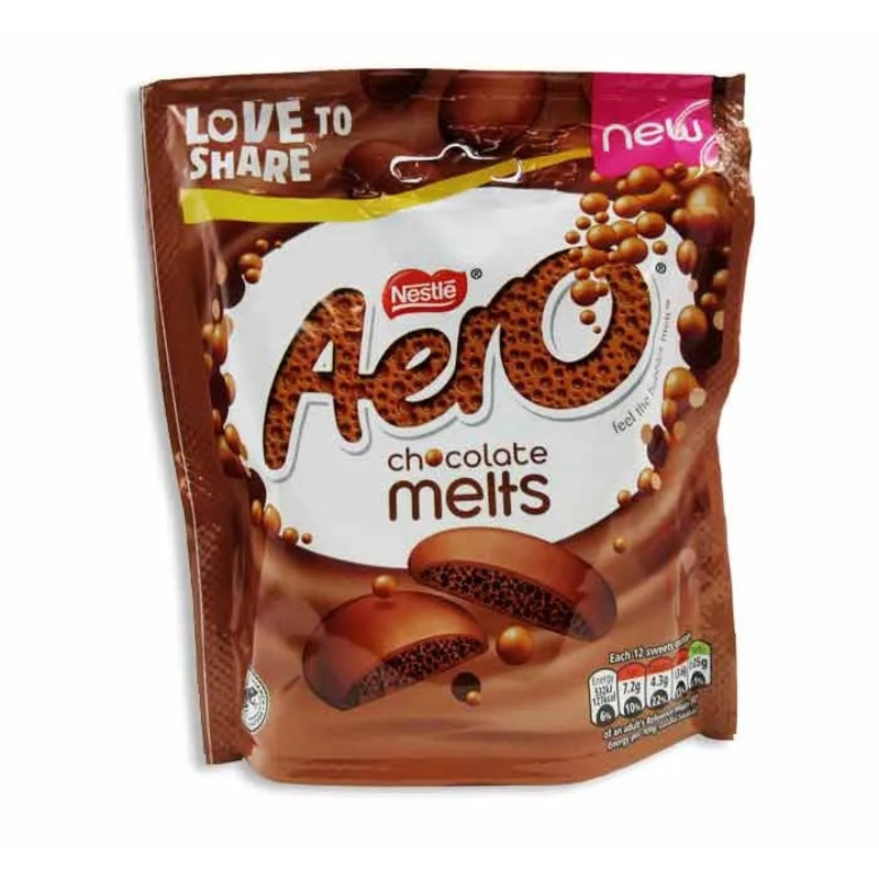 Nestle Aero Chocolate Melts: 8-Piece Case