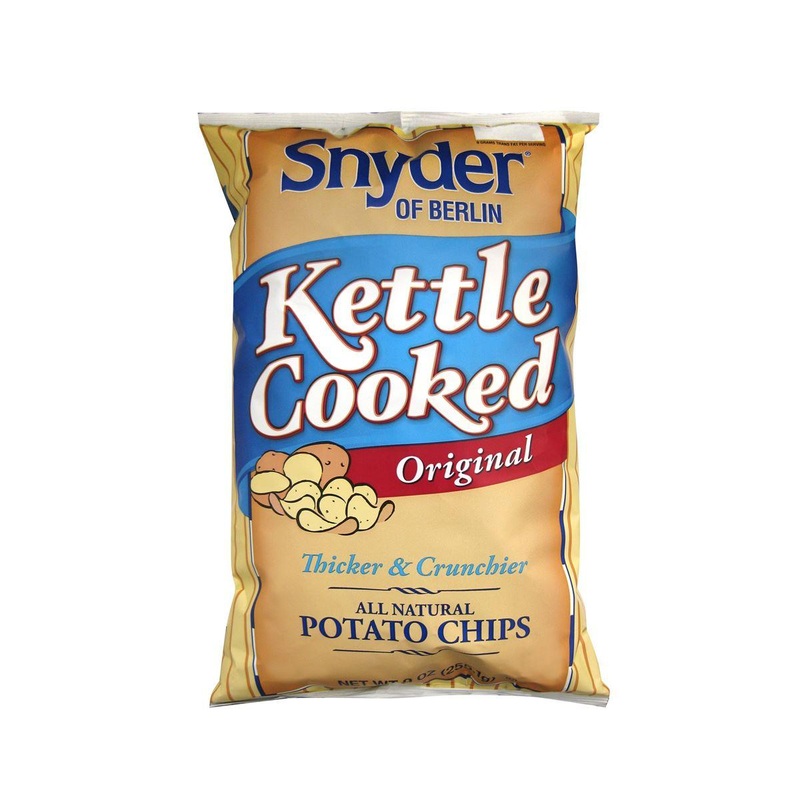 Snyders of Berlin Kettle Cooked Potato Chips 9 oz. Bag