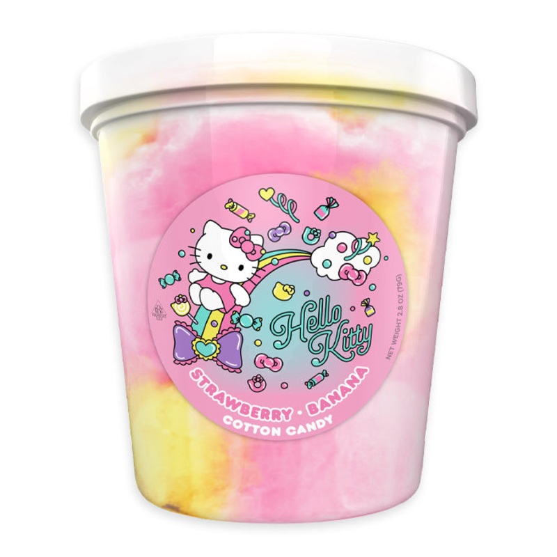 Taste of Nature Cotton Candy – Hello Kitty Strawberry Banana: 12-Piece Case