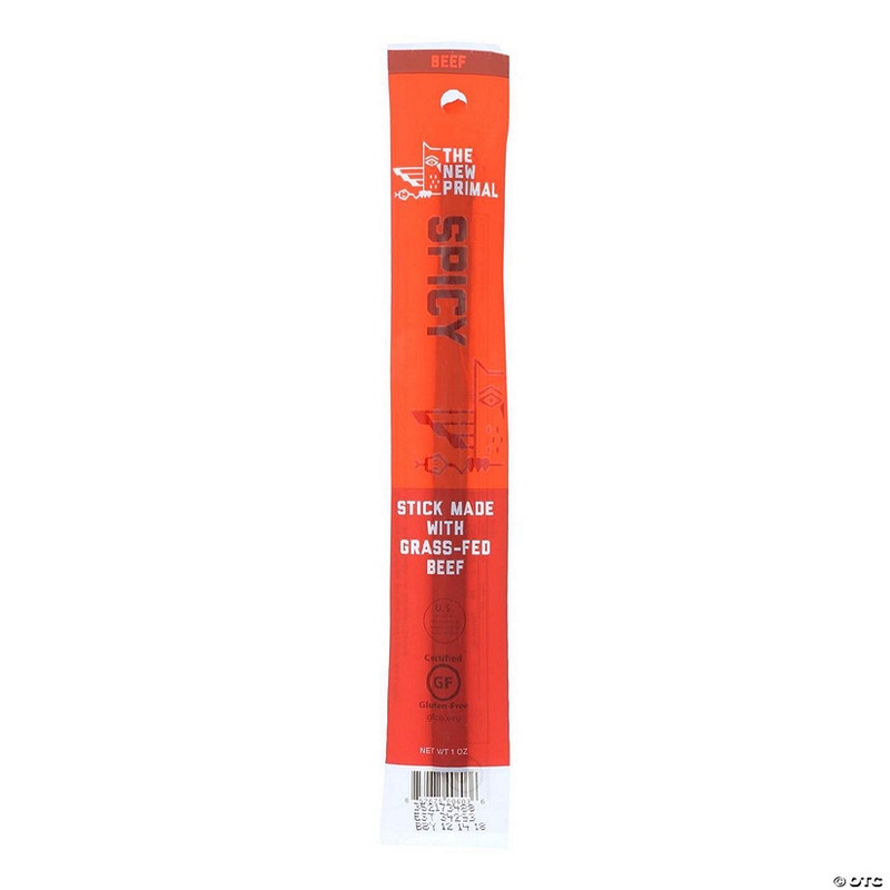 The New Primal Beef Sticks – Spicy – Case of 20 – 1 oz.