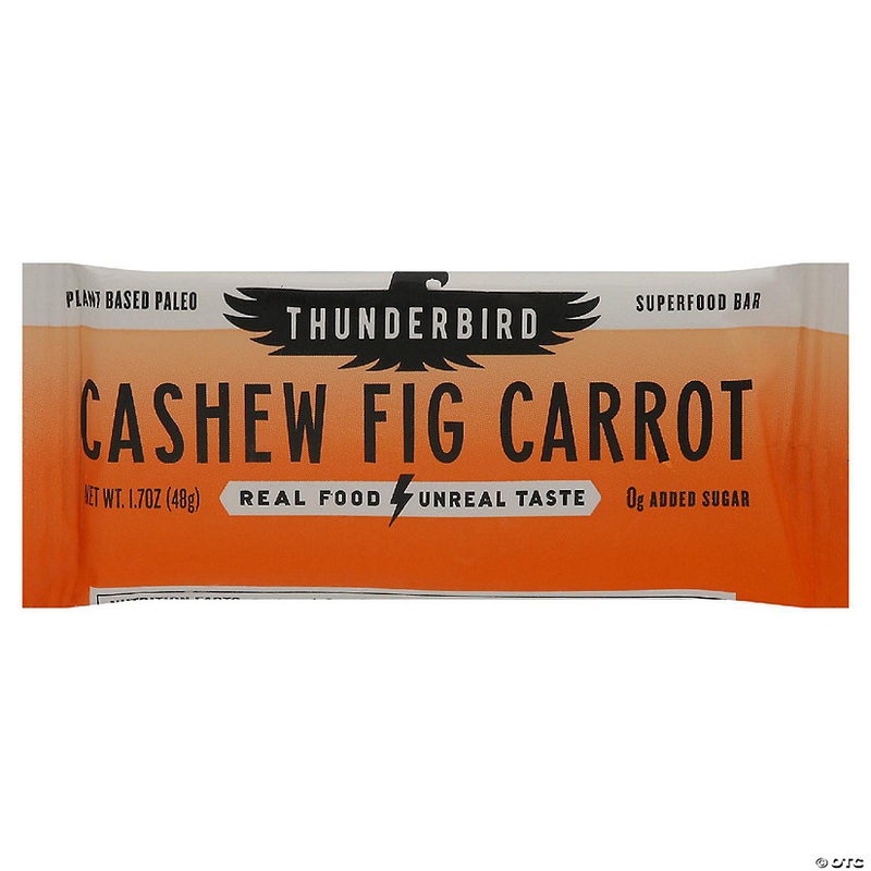 Thunderbird Energetica Bar Cashew Fig Carrot 1.7 oz (Pack of 12)