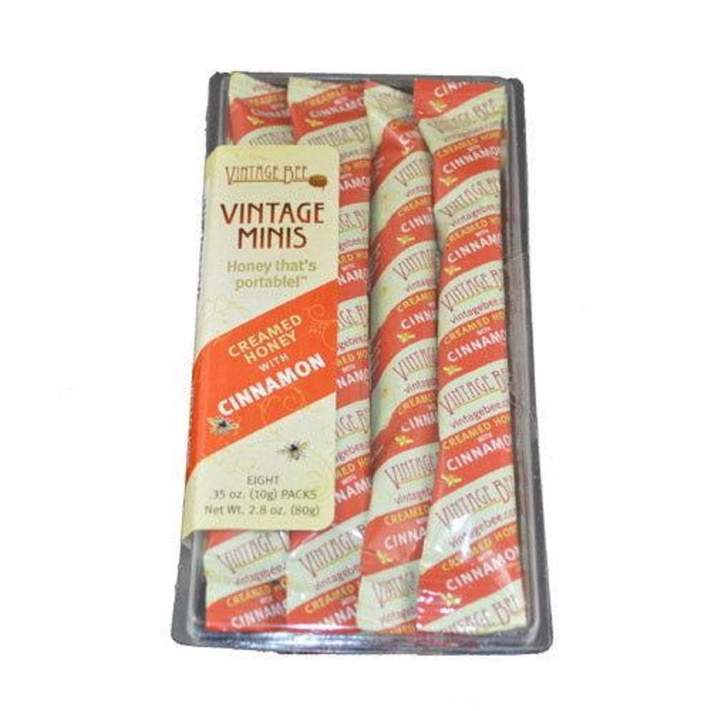Vintage Bee Creamed Honey with Cinnamon Minis