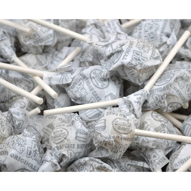 White Birthday Cake Dum Dum Pops – 4 lb.