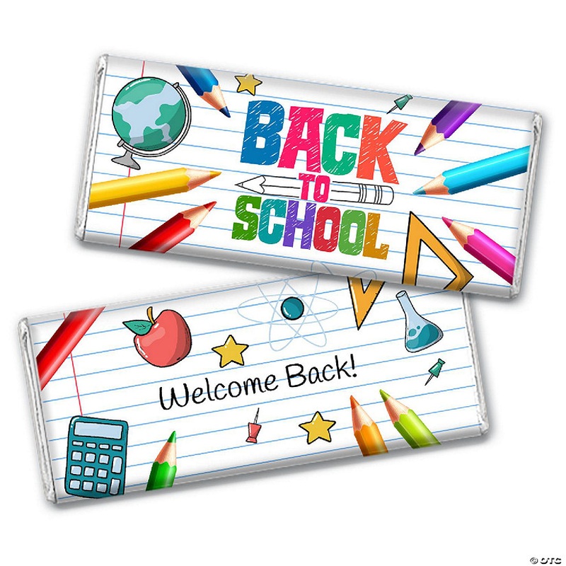 12 Pcs Back to School Candy Hershey’s Chocolate Bars by Just Candy – No Assembly Required