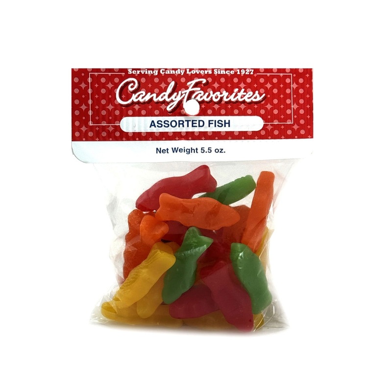 Assorted Fish 5.5 Ounce Peg Bags