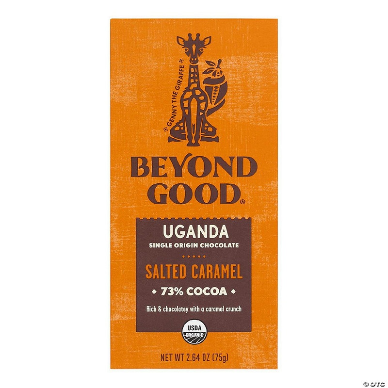 Beyond Good – Bar Salt Caramel Dark Chocolate – Case of 12-2.64 OZ