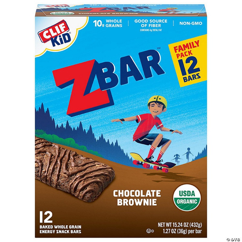 Clif Kid Zbar Chocolate Brownie 12 Pieces 15.24 Oz (Pack of 6)