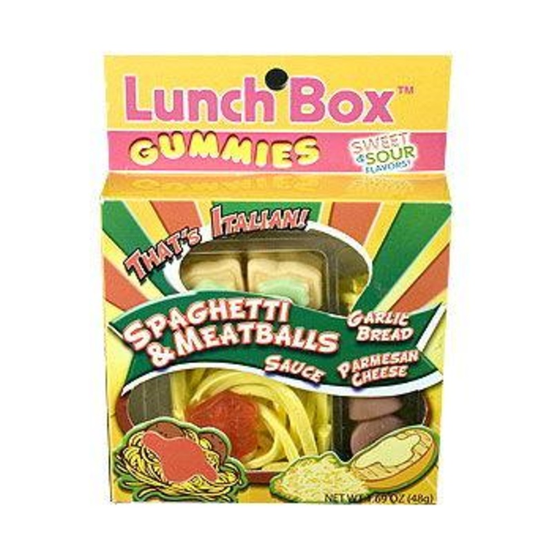 Gummi Lunch Box Spaghetti and Meatballs