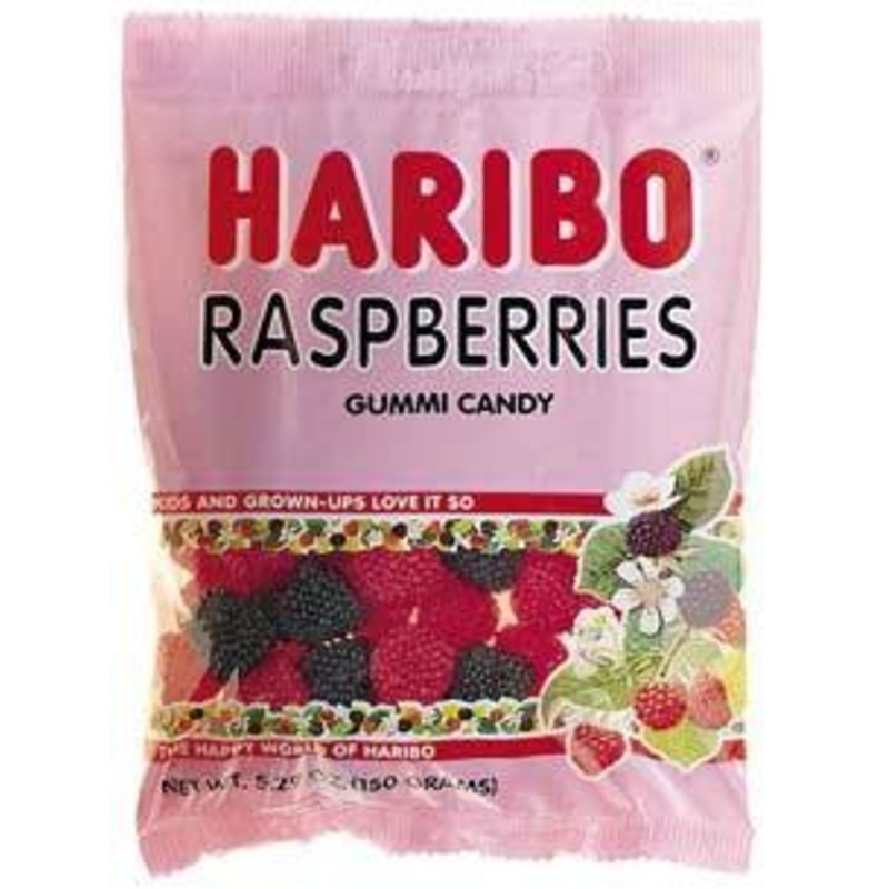 Haribo Gummi Raspberries Bags