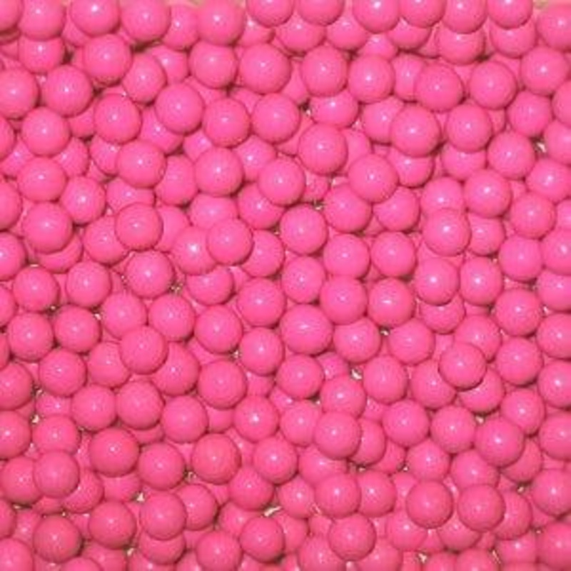 Hot Pink Candy Pearls Bulk