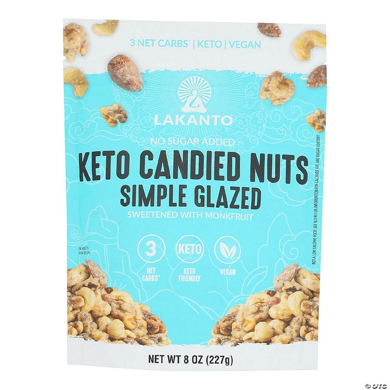 Lakanto – Nuts Keto Simple Glazed – Case of 12-8 OZ