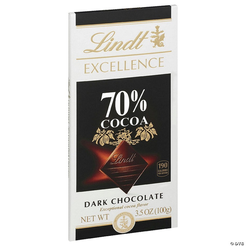 Lindt Chocolate Bar Excellence 70% Cocoa 3.5 oz (Pack of 12)