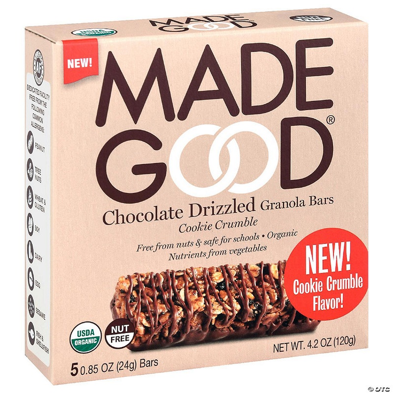 Madegood Bar Chocolate Drizzled Cookie 4.2 oz (Pack of 6)
