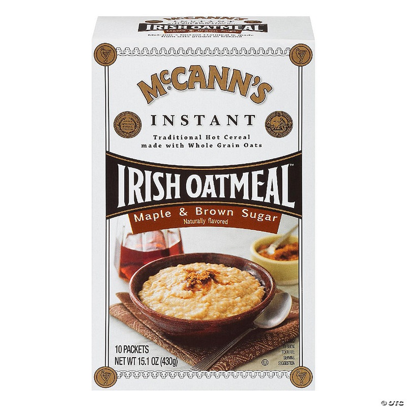 Mccann Oatmeal Instant Maple Brown Sugar 15.1 oz (Pack of 12)