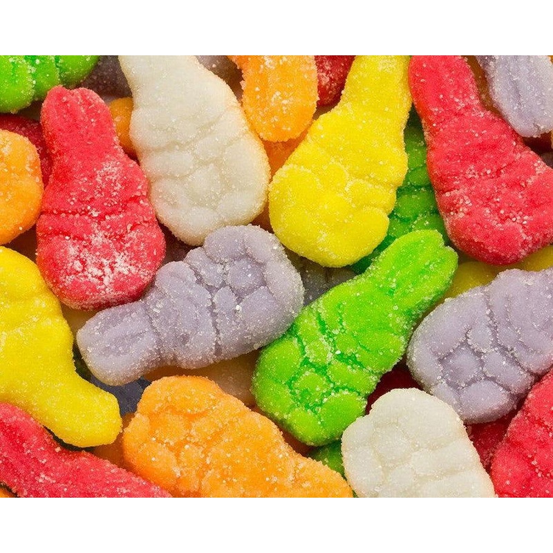 Sanded Gummi Bunnies