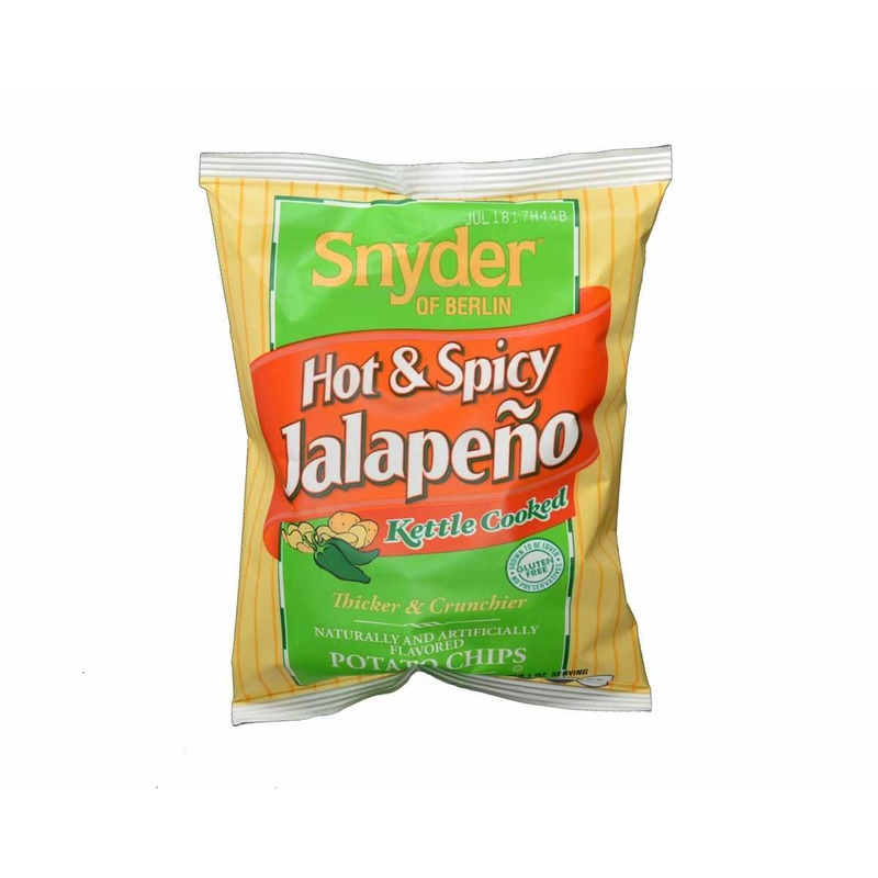 Snyder of Berlin Jalapeno Kettle Cooked Potato Chips 1 oz. Bags