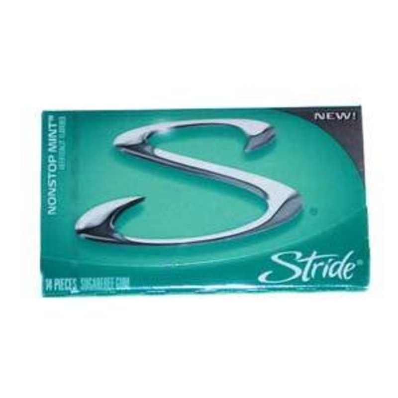 Stride Non Stop Mint Gum – 12 / Box