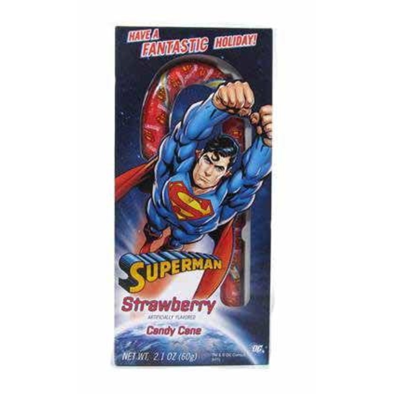 Superman Candy Canes