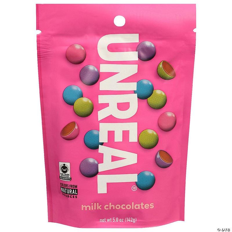 Unreal Chocolate Candy Coated 5 oz (Pack of 6)