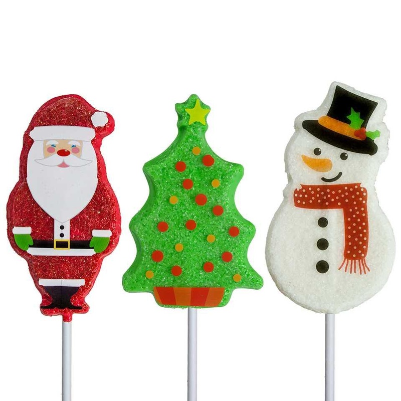 Whimsical Holiday Frosted Lollipops