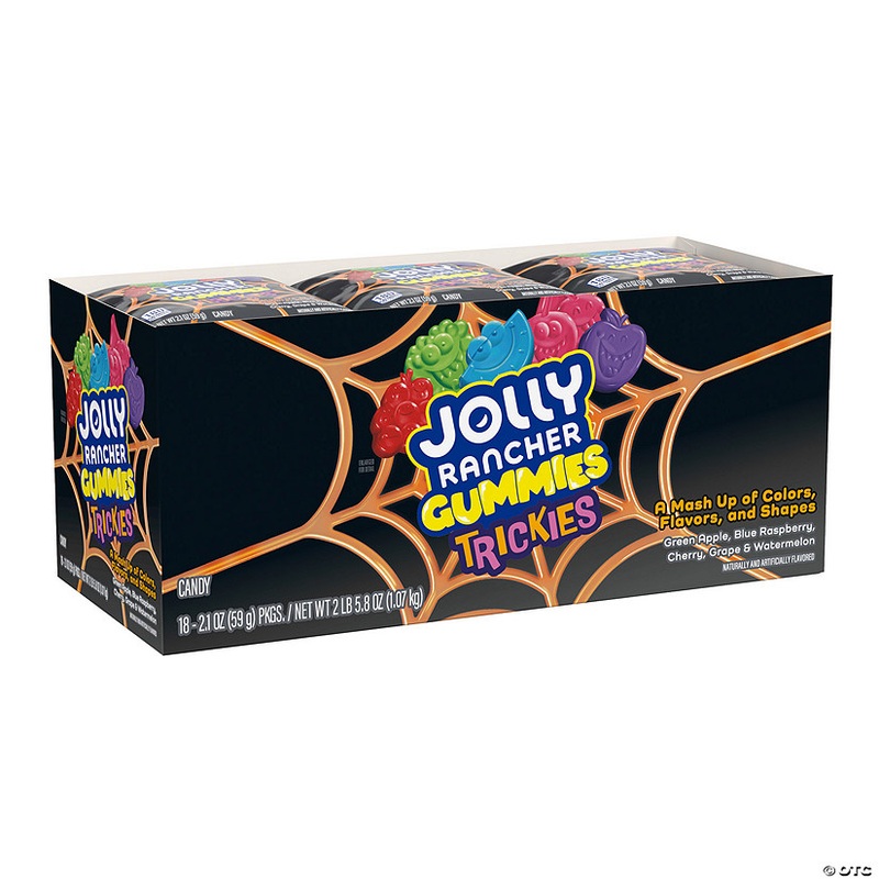 37.8 oz. Jolly Rancher Monster-Shaped Trickies Gummie Packs   18 Pc.