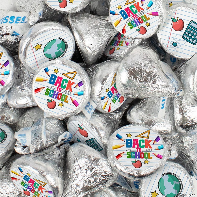 90 Pcs Back to School Candy Hershey’s Chocolate Kisses (1lb) by Just Candy – No Assembly Required
