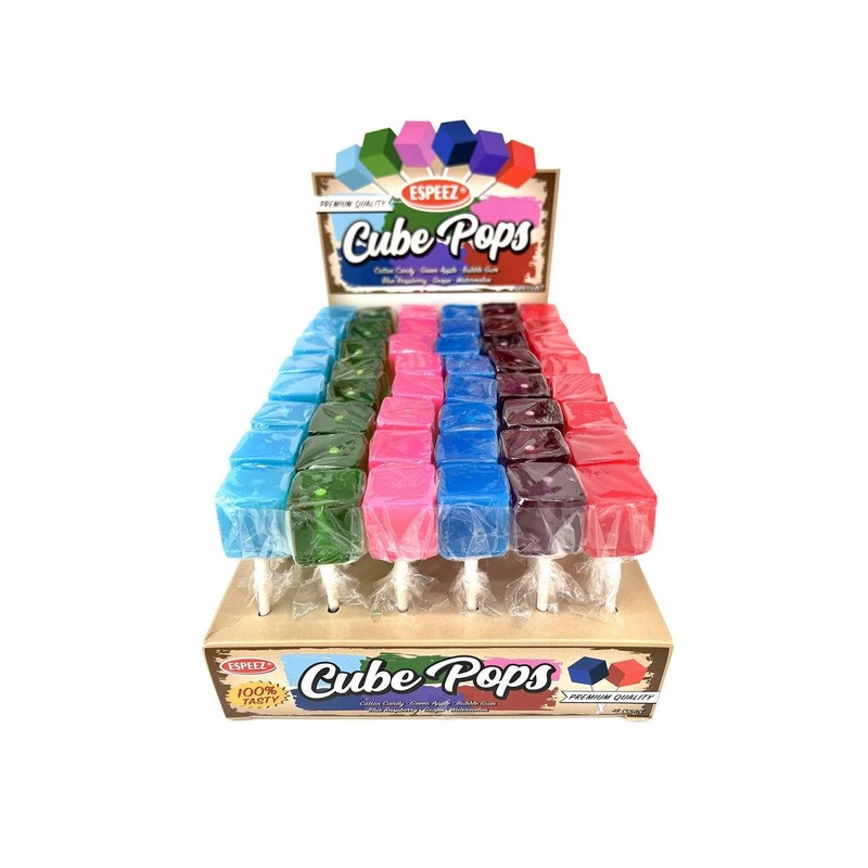 Assorted Cube Pop .71 oz. Lollipops