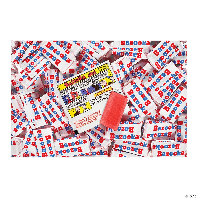 Bulk 2000 Pc. Bazooka Original Bubble Gum with Comic Wrapper