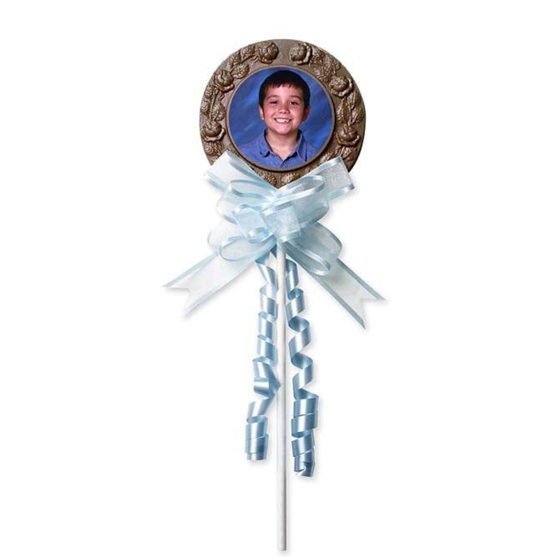 Edible Jumbo Round Chocolate Lollipops – Custom