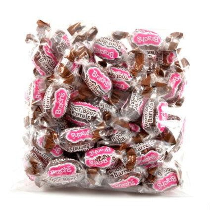 Hand Packed Brach’s Root Beer Barrels 8 Ounce Bags
