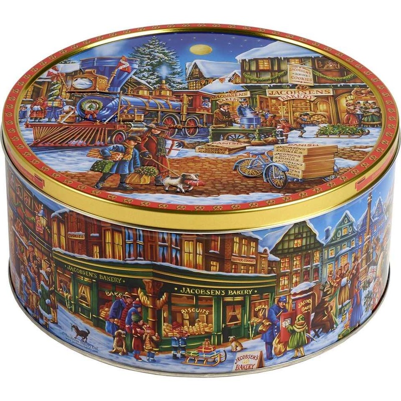 Jacobsens of Denmark Imported Butter Cookie Tins