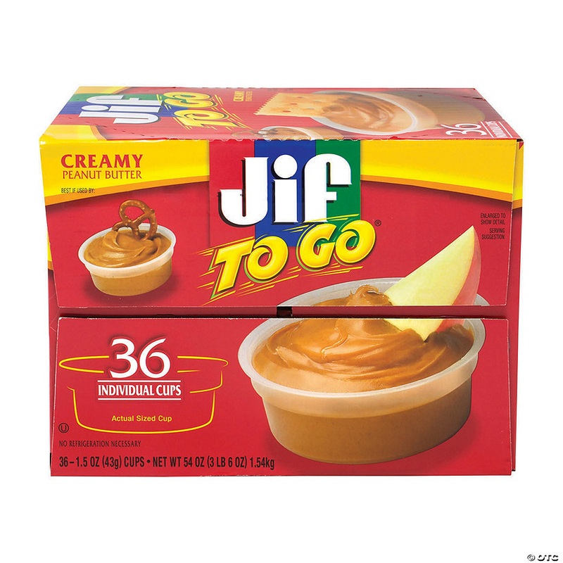 Jif To Go Peanut Butter Dipping Cups, 36 Count