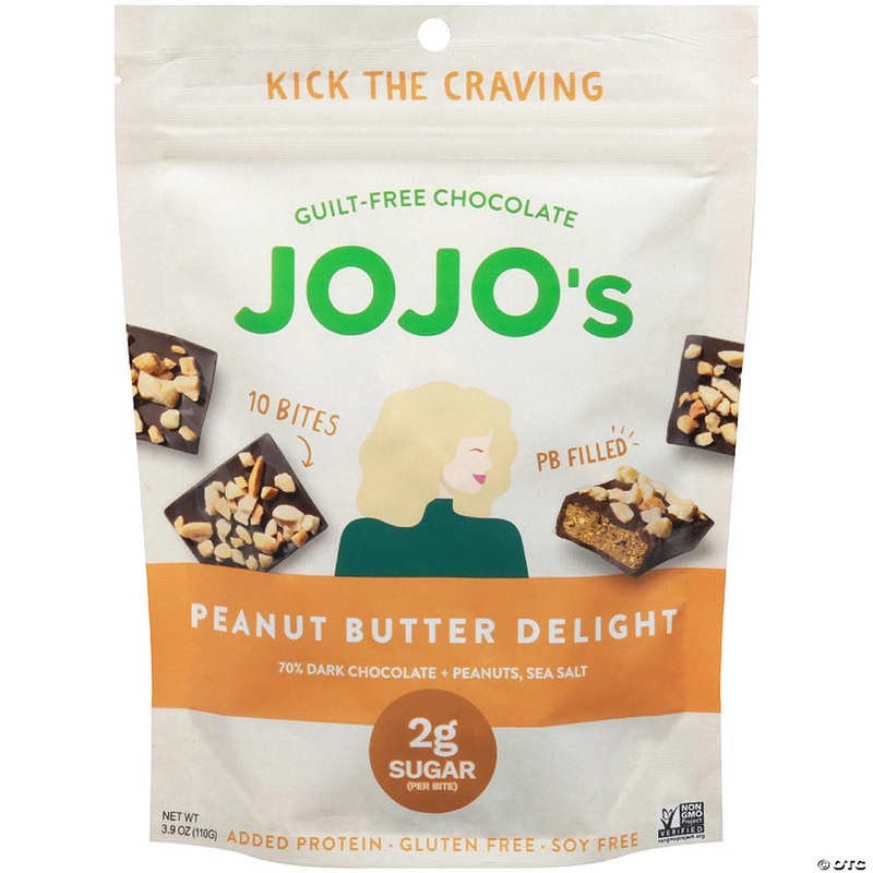 Jojos Chocolate Bites Chocolate Peanut Butter 3.6 oz (Pack Of 6)
