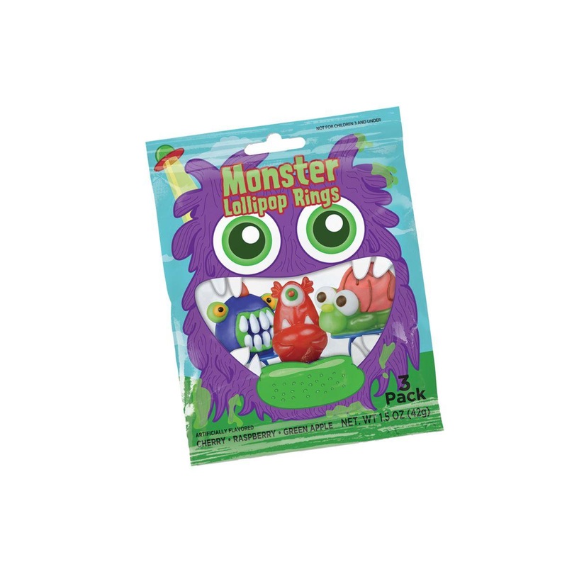 Monster Lollipop Ring 3 Pack