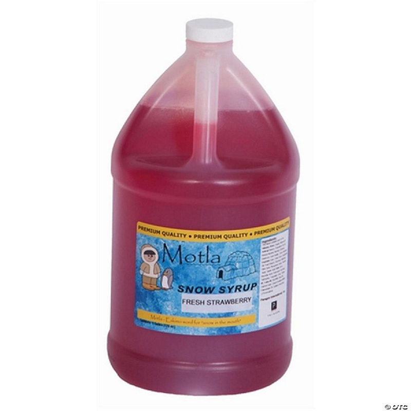 Paragon – Manufactured Fun 6303 Motla Snow Cone Syrup – Fresh Strawberry
