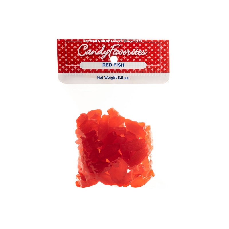 Red Swedish Fish 5.5 Ounce Peg Bags