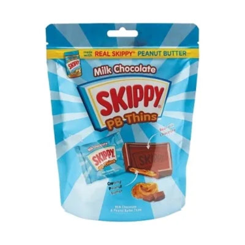 Skippy Milk Chocolate Peanut Butter Thins: 4.8-Ounce Bag