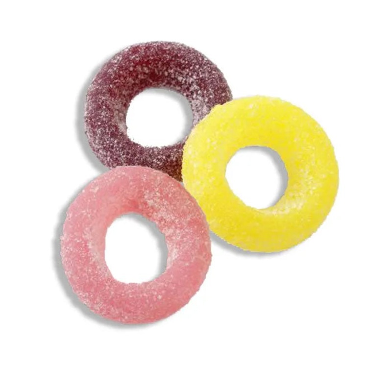 Sweet & Sour Lemonade Rings Non-GMO Verified : 5LB Bag