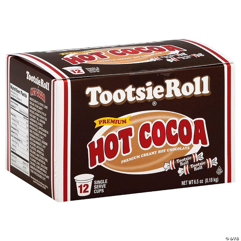 Tootsie Roll Beverages Cocoa Hot Tootsie Roll 12 Pieces (Pack of 6)