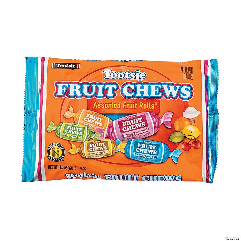 Tootsie Roll Fruit Rolls Candy – 48 Individually Wrapped Treats