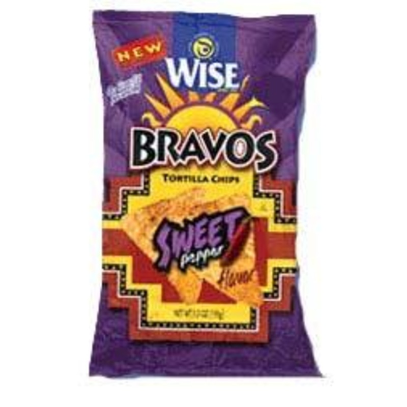 Wise – Bravos Nacho Red Sweet Pepper Tortilla Chips