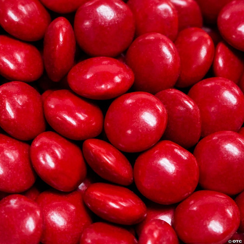 1lb Red Candy Milk Chocolate Minis by Just Candy (approx. 500 Pcs)
